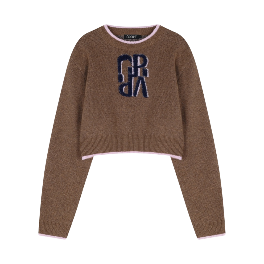 (W) 그로브 x 차정원 소버 니트 브라운 - 22FW((W) Grove x Cha Jung Won Sober Knit Brown - 22FW)