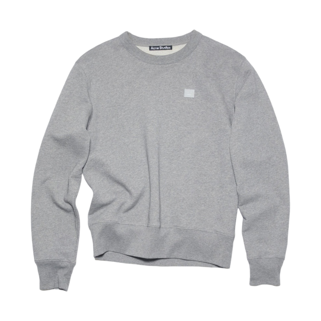 CI0140-X92 Acne Studios Crewneck Sweater Light Grey Melange