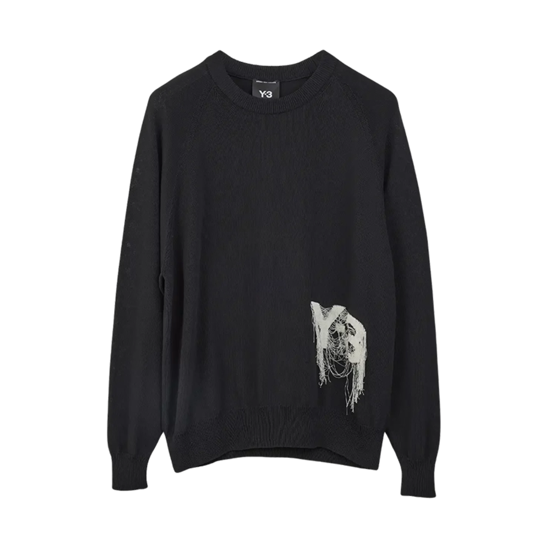 JL8752 Y-3 Crew Knit Black