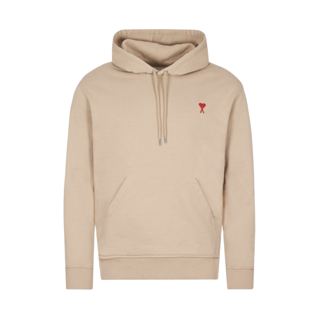 아미 스몰 하트 로고 후드 베이지 - 21FW(AMI de Coeur Hoodie Beige - 21FW) - 1