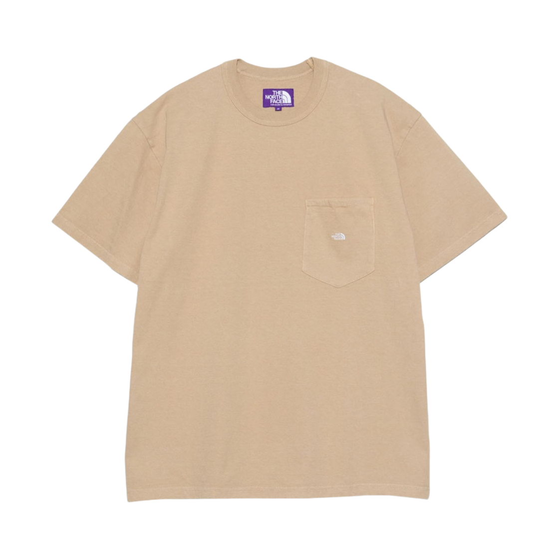 NT3366N The North Face Purple Label 7 oz. Pocket T-Shirt Beige Off White