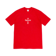 Supreme Cross Box Logo T-Shirt Red - 20FW
