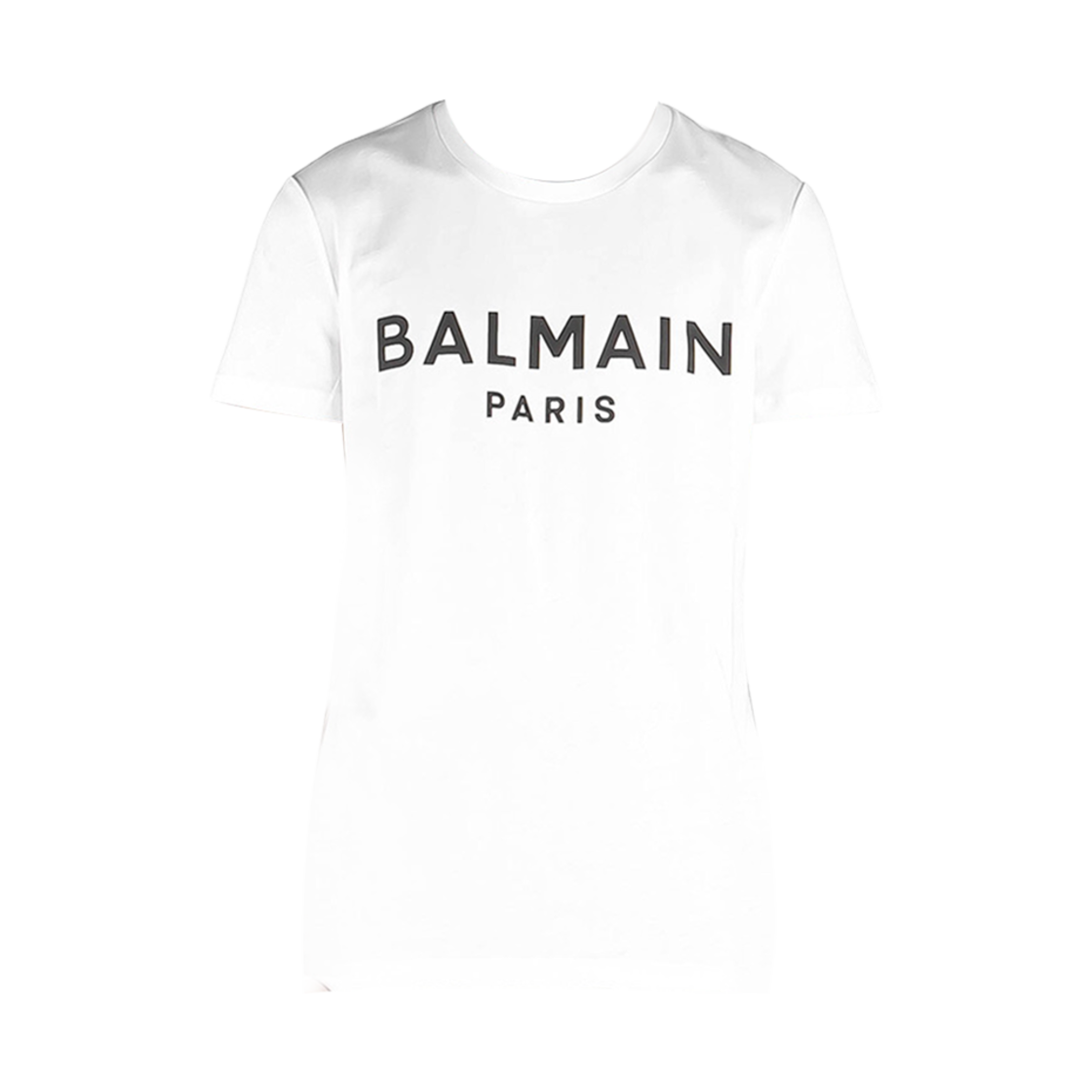 XH1EF000BB23GAB Balmain Logo Print T-shirt White