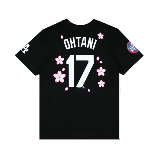Nike x Murakami Takashi x MLB World Tour Tokyo Series 2025 Shohei Ohtani Dodgers SS T-Shirt Black
