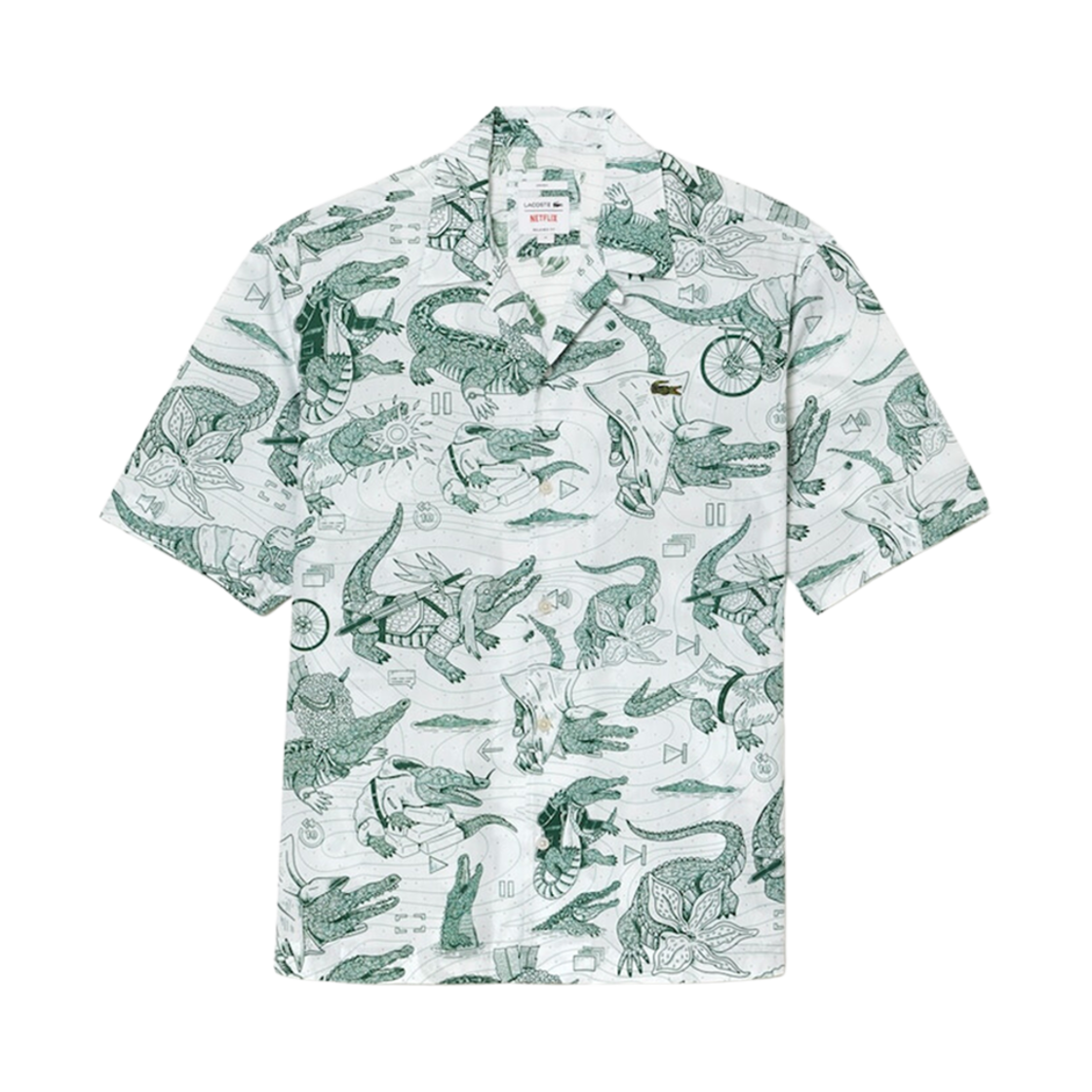 라코스테 x 넷플릭스 셔츠 멀티컬러(Lacoste x Netflix Shirt Multicolor) - 1