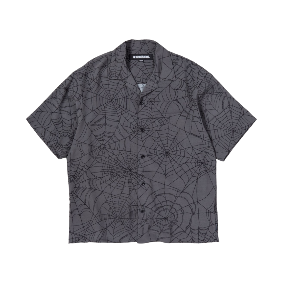 네이버후드 스파이더웹 하와이안 숏슬리브 셔츠 그레이(Neighborhood Spiderweb Hawaiian SS Shirt Gray) - 1