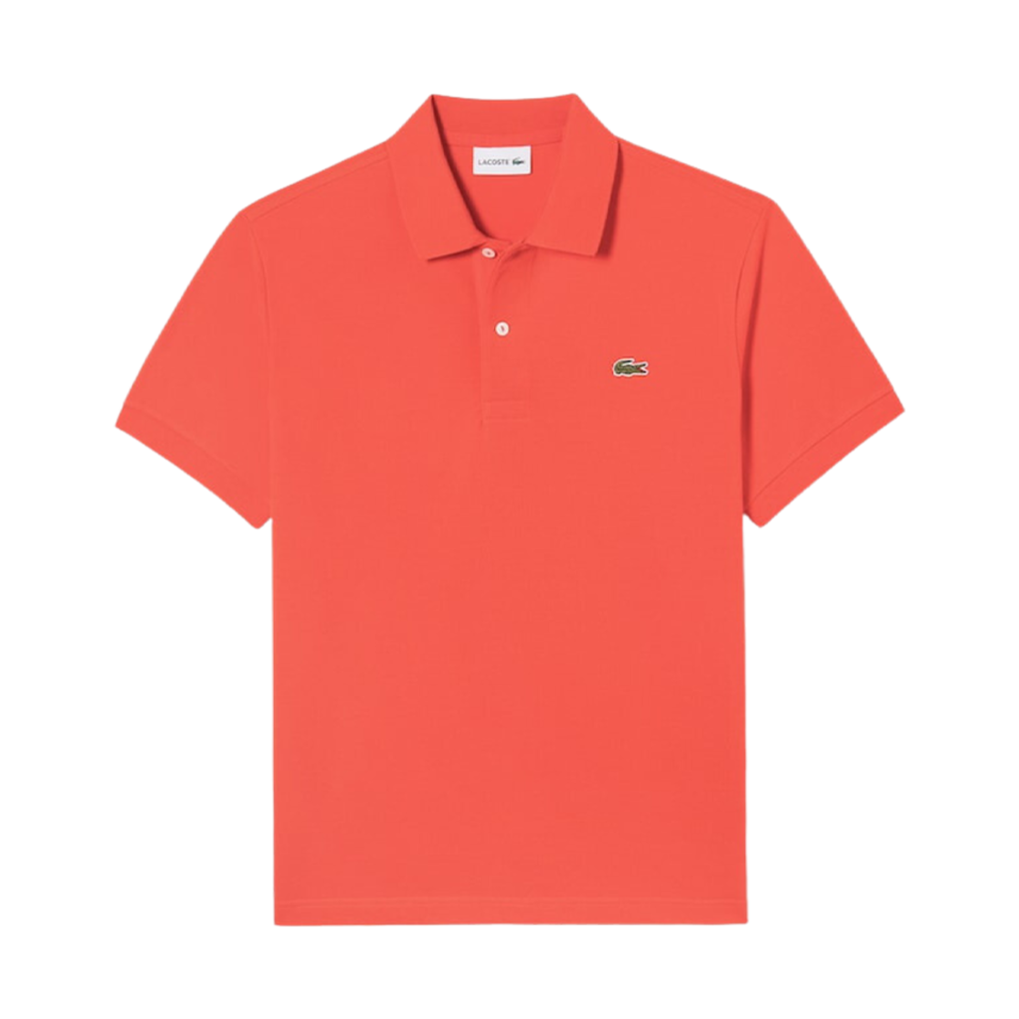 라코스테 프렌치 레귤러 핏 베이직 폴로 오렌지(Lacoste French Regular Fit Basic Polo Orange) - 1