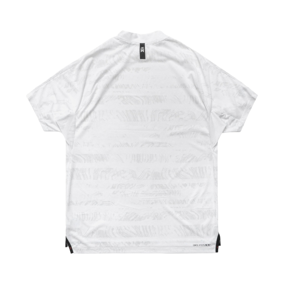 말본 골프 x 나이키 드라이핏 ADV 타이거 우즈 목 폴로 화이트(Malbon Golf x Nike Dri-Fit ADV Tiger Woods Mock Polo White) - 2