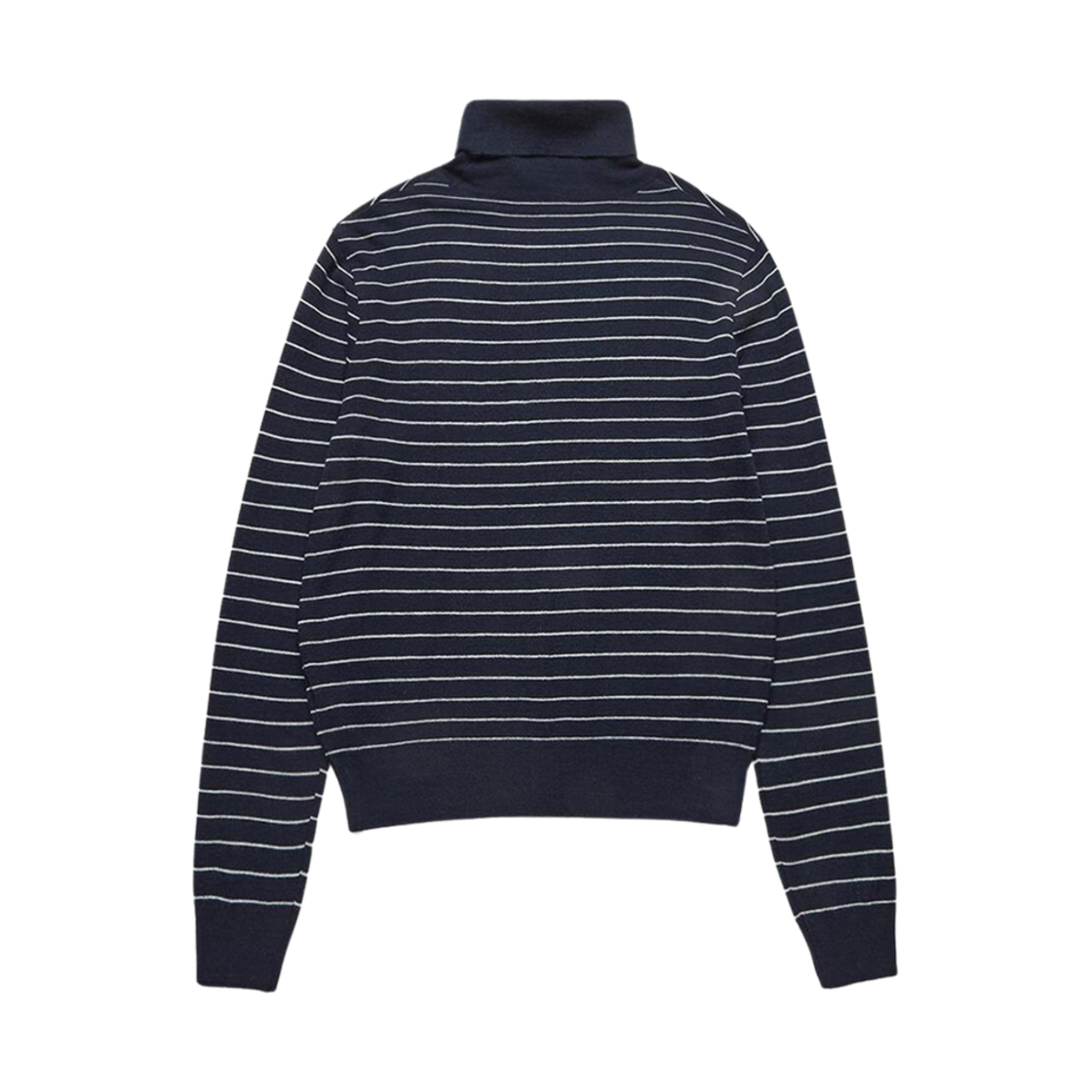 (W) 던스트 에센셜 캐시미어 터틀넥 스웨터 네이비 스트라이프((W) Dunst Essential Cashmere Turtleneck Sweater Navy Stripe) - 2