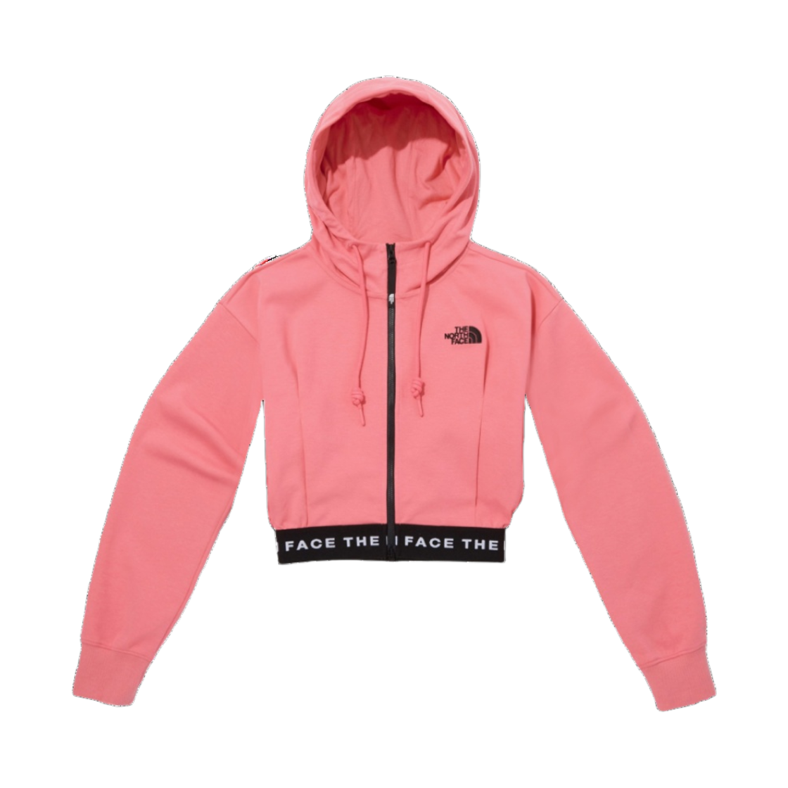 NJ5JP80L (W) The North Face White Label Seed Tech Hood Zip-Up Pink