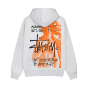 Stussy Ist Venus Zip Hoodie Ash Heather
