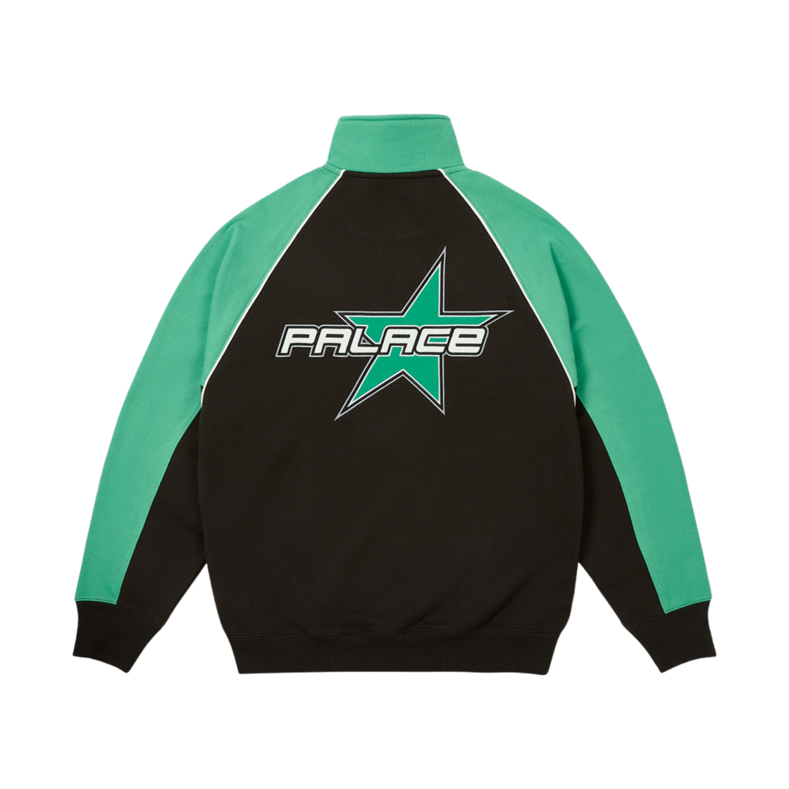 - Palace Palstar 1/4 Zip Black - 24FW