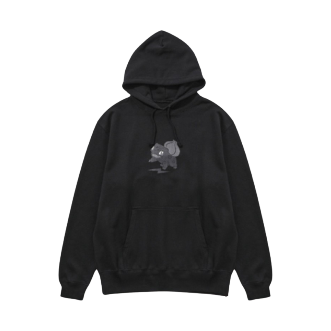 프라그먼트 x 포켓몬 INN 썬더볼트 프로젝트 TBP 001 후드 이상해씨 블랙(Fragment x Pokemon INN Thunderbolt Project TBP 001 Hoodie Fushigidane Black)