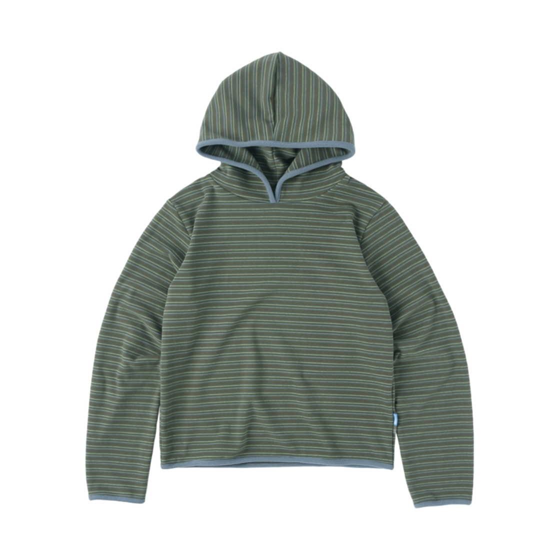 써넥트 스트라이프 테이프드 후드 모스(SUNNECT Stripe Taped Hoodie Moss)
