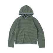 SUNNECT Stripe Taped Hoodie Moss