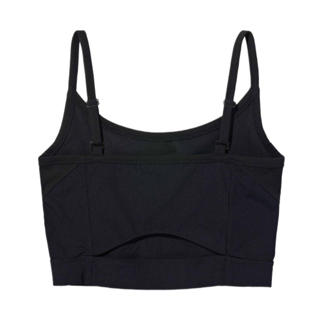 (W) 미스치프 롬버스 컷아웃 브라 탑 블랙((W) Mischief Rhombus Cut-Out Bra Top Black) - 2