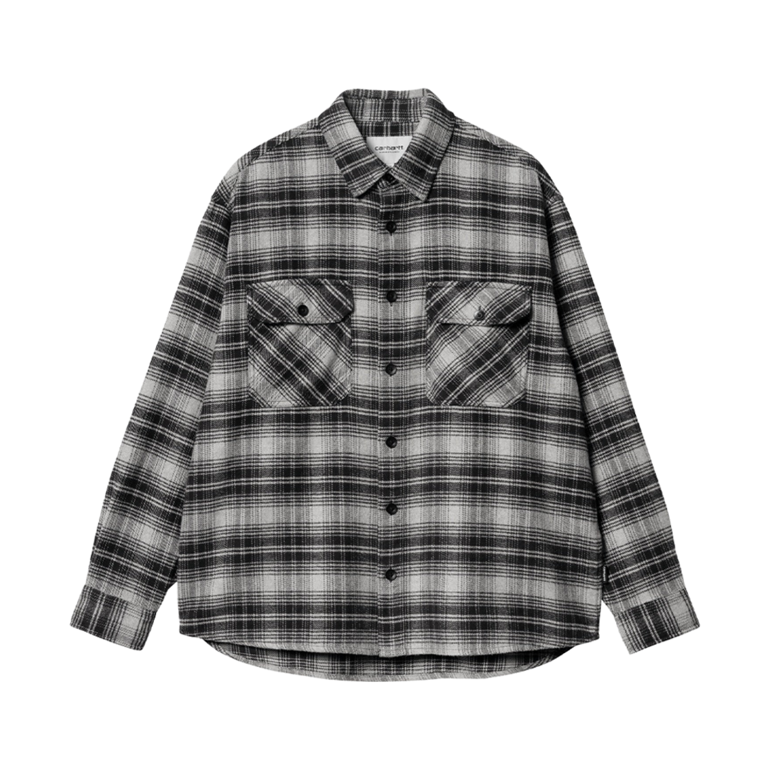 I032271-1PA-XX Carhartt WIP Krenz Check Shirt Grey Heather