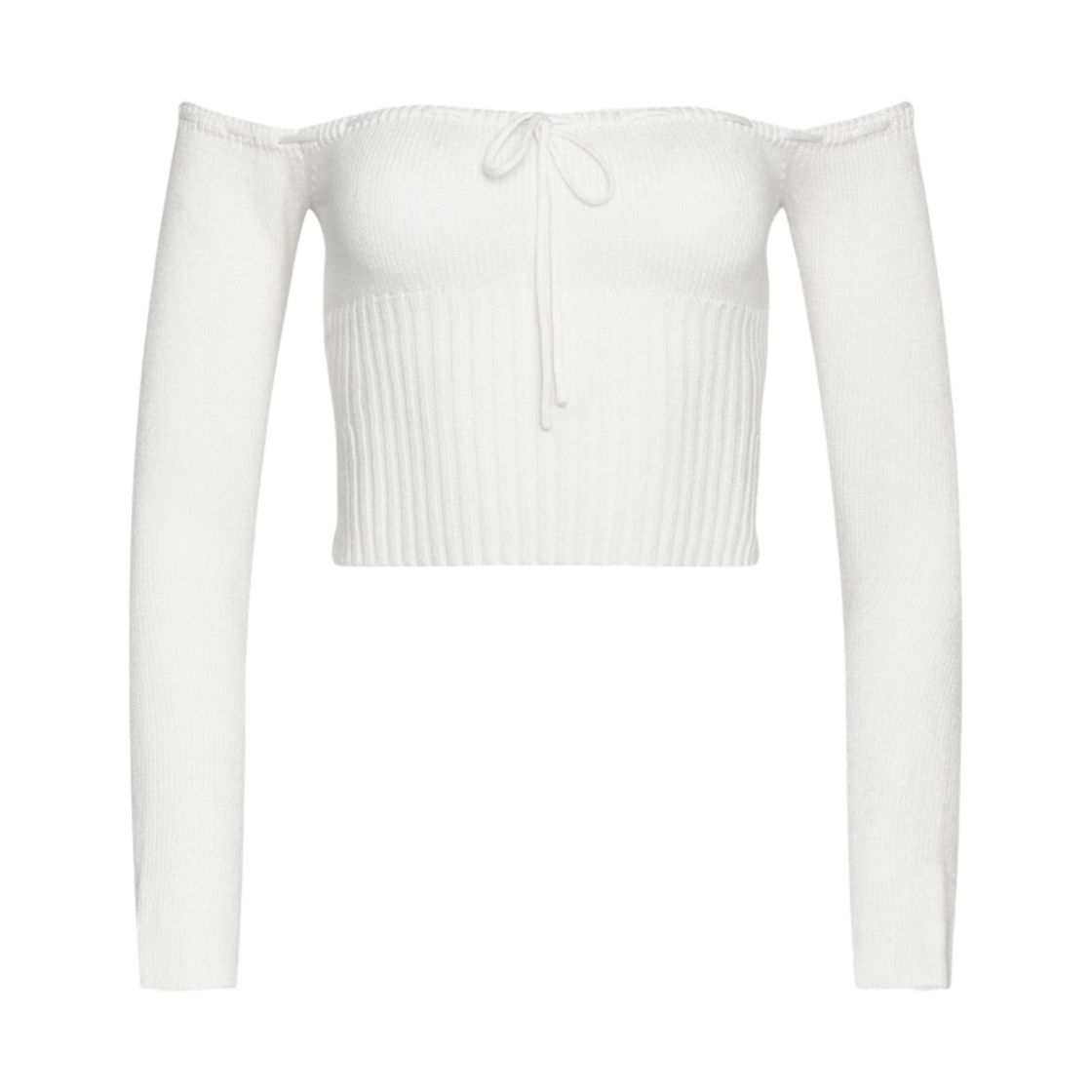 (W) 귀조 베이베리 스웨터 화이트((W) Guizio Bayberi Sweater White)
