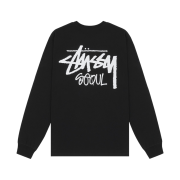 Stussy Stock Seoul LS T-Shirt Black 2022
