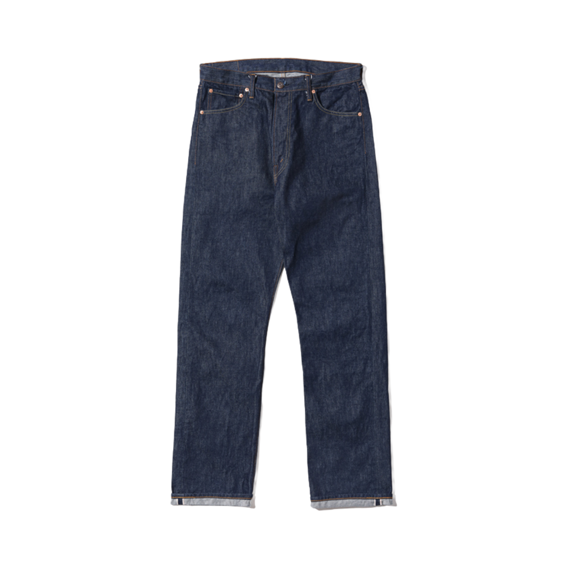 슈가 케인 메이드 인 USA 14온즈 콘 데님 집 플라이 진 원 워시(Sugar Cane Made in USA NOS 14 oz. Cone Denim Zip Fly Jeans One Wash)