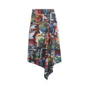 (W) Adidas Allover Print Skirt Multicolor - US Sizing