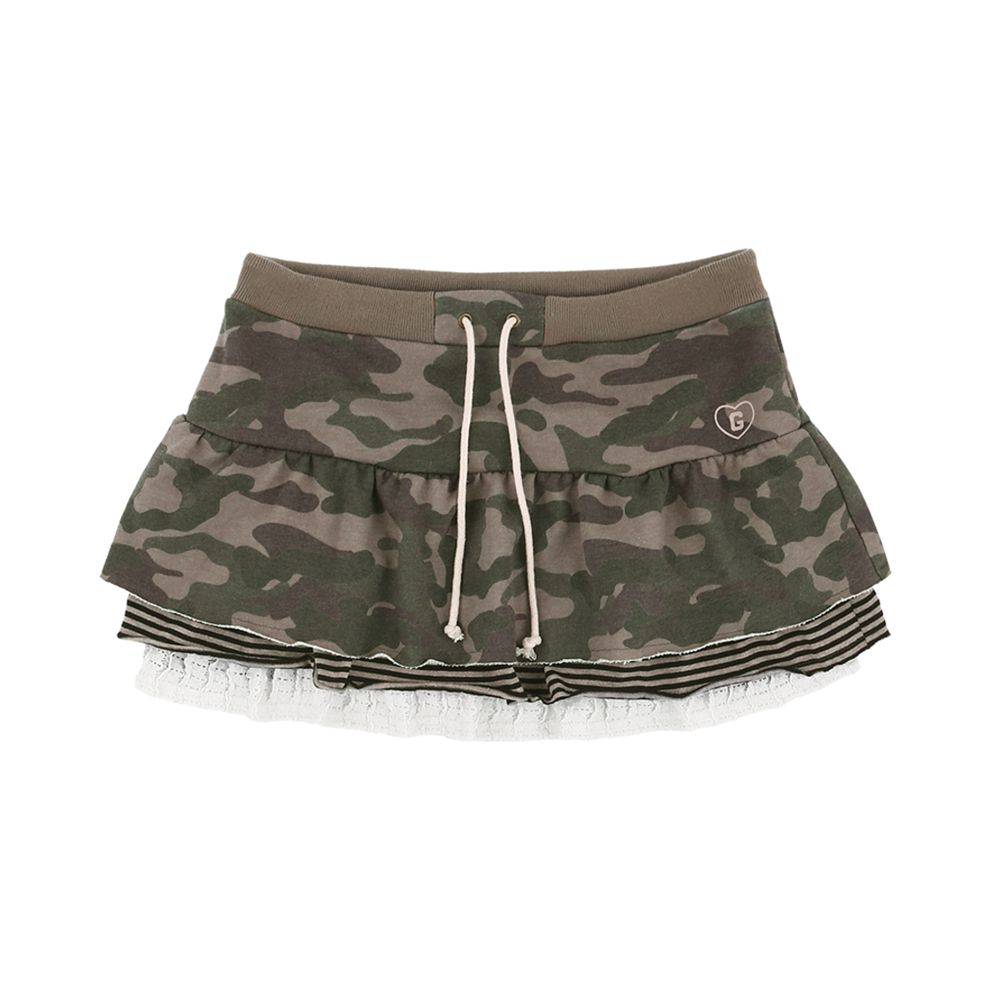 GR25SSFB05CM Grailz Camo Layered Skirt Camo