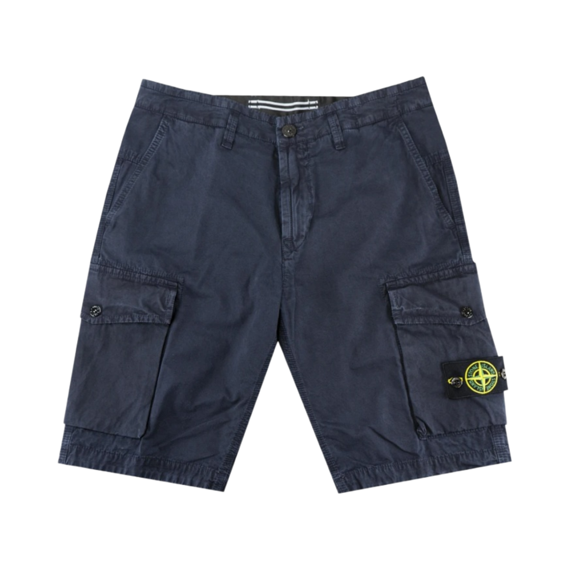 7415L07WA-V0120 Stone Island L07WA T.CO+OLD Bermuda Shorts Navy Blue - 21SS - 대표 이미지 #1