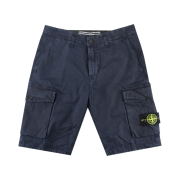 Stone Island L07WA T.CO+OLD Bermuda Shorts Navy Blue - 21SS