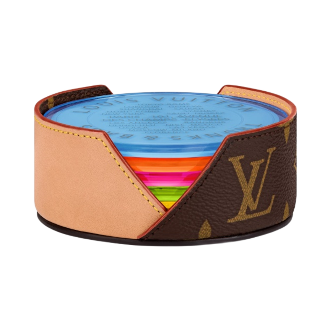 루이비통 모노그램 플루오 코스터 모노그램(Louis Vuitton Monogram Fluo Coasters Monogram)
