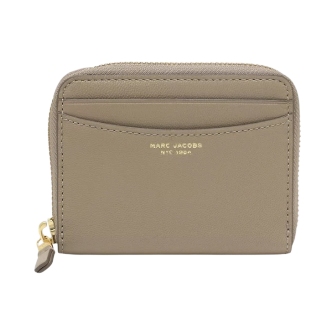 S178L03FA22-055 Marc Jacobs The Slim 84 Zip Around Wallet Cement