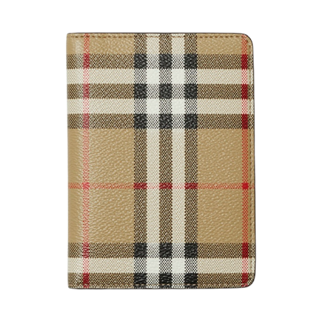 8073975 Burberry Check Passport Holder Archive