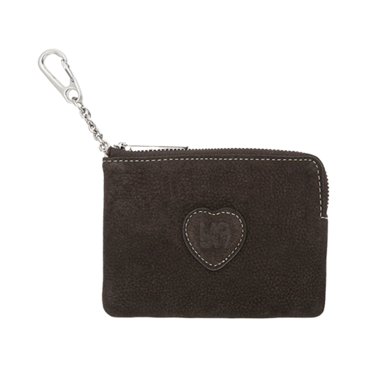 DD000106_HSNB Margesherwood Heart Zipper Wallet Hush Nubuck