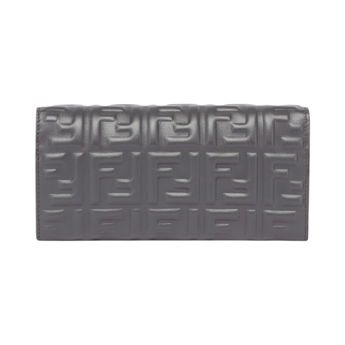 펜디 나파 레더 바게트 체인 장지갑 그레이(Fendi Nappa Leather Baguette Continental Wallet with Chain Grey) - 2