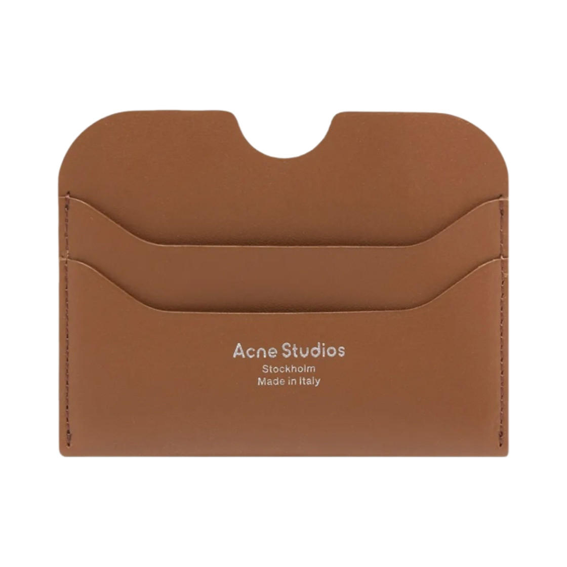CG0193-640 Acne Studios Elmas Large Card Holder Camel Brown