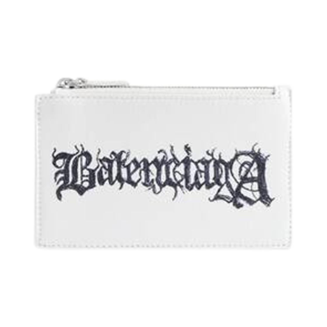 발렌시아가 캐시 라지 롱 코인 앤 카드 홀더 DIY 메탈 화이트 블랙(Balenciaga Cash Large Long Coin And Card Holder DIY Metalin White Black) - 1