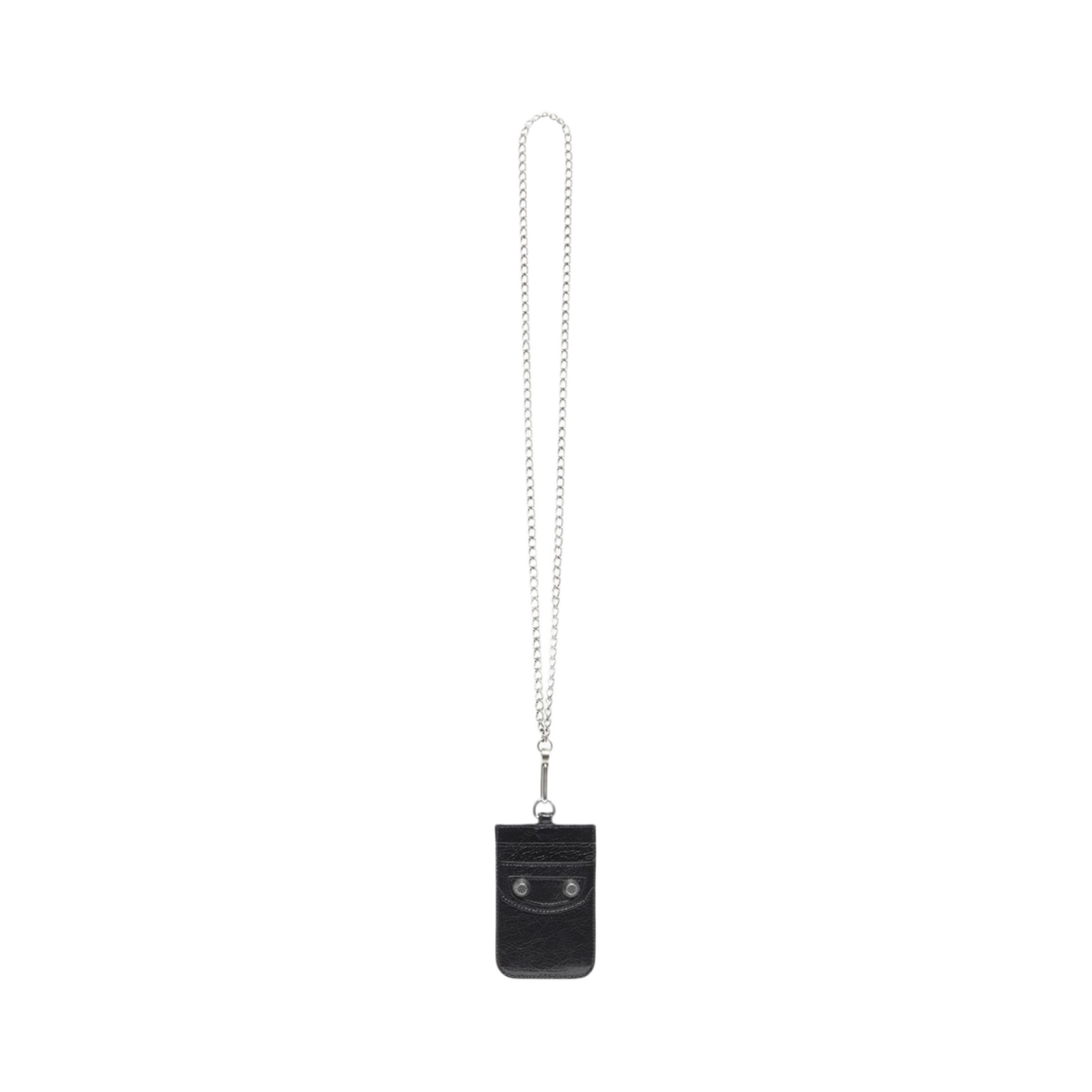 발렌시아가 르 카골 카드 앤 뱃지 홀더 체인 블랙(Balenciaga Le Cagole Card and Badge Holder Chain Black) - 1