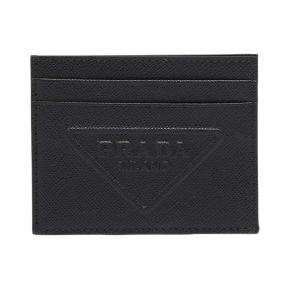 프라다 사피아노 레더 카드 홀더 블랙(Prada Saffiano Leather Card Holder Black)