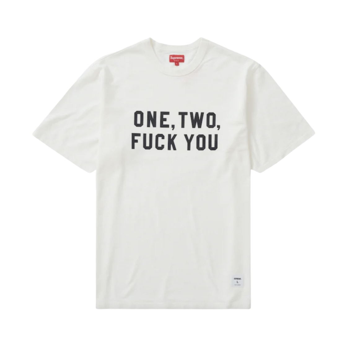 슈프림 원 투 퍽 유 숏슬리브 탑 화이트 - 23SS | Supreme | KREAM