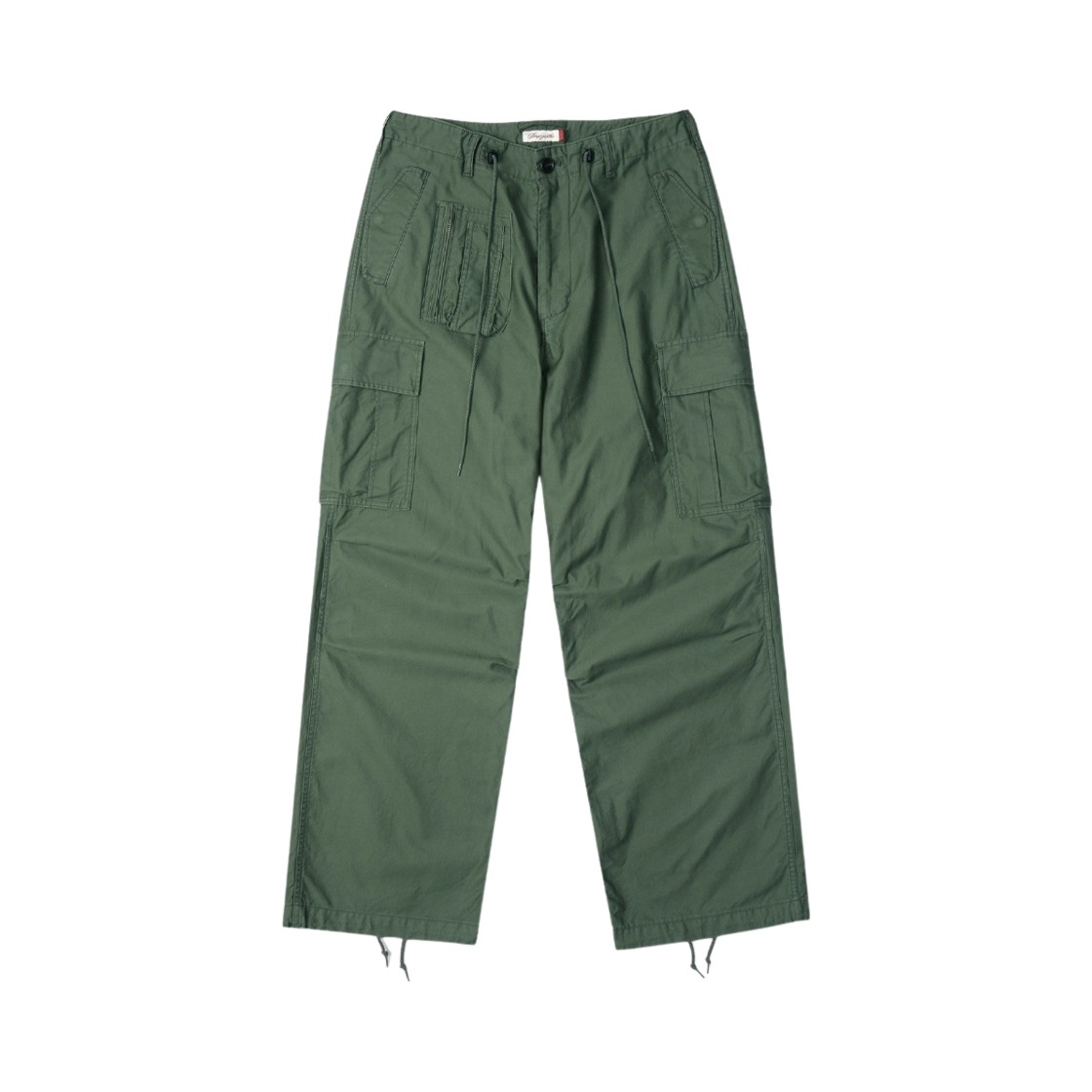 아마이유우츠 워시드 7포켓 카고 팬츠 카키(Amaiyuutsu Washed 7Pocket Cargo Pants Khaki)