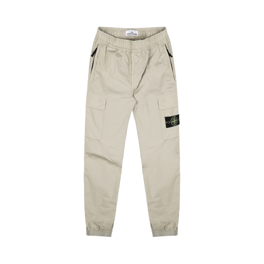 801531303-V0095 Stone Island 31303 Stretch Cotton Tela Paracadute Cargo Pants Sand - 24SS