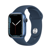 Apple Watch Series 7 45mm GPS Blue Aluminum Case with Sport Band Abyss Blue (국내 정식 발매 제품)