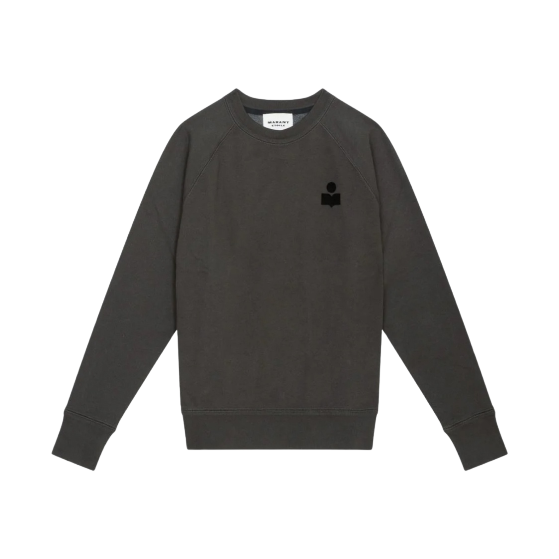 SW0004FA-A1M07E-02FK (W) Isabel Marant Milla Logo Sweatshirt Faded Black - 23SS