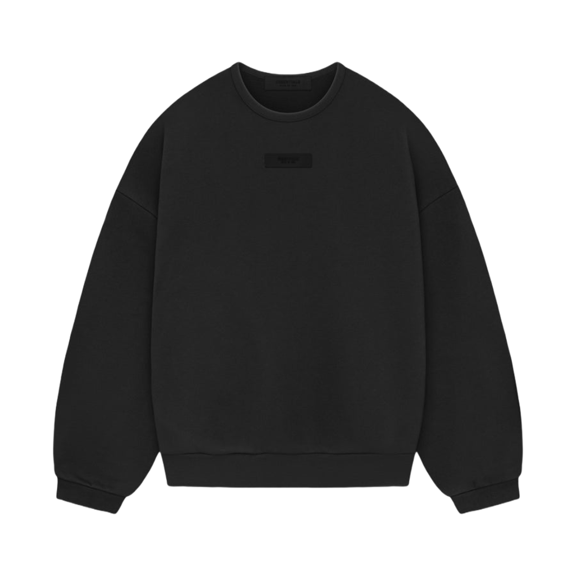 에센셜 크루넥 스웨트셔츠 제트 블랙 - 24SS(Essentials Crewneck Sweatshirt Jet Black - 24SS)