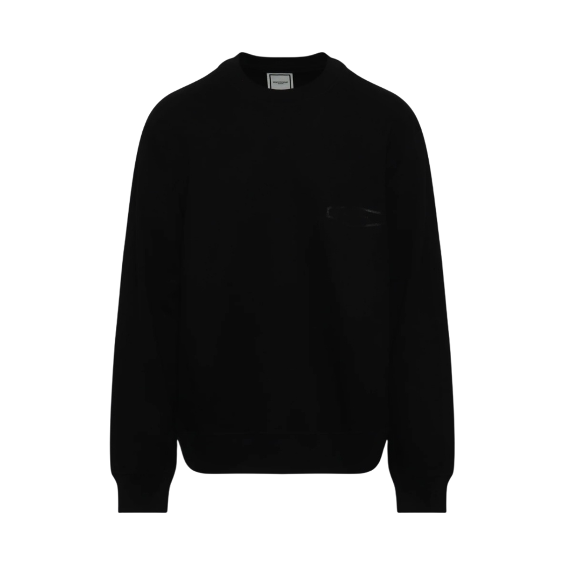 우영미 코튼 백로고 스웨트셔츠 블랙 - 21FW(Wooyoungmi Cotton Back Logo Sweatshirt Black - 21FW) - 2