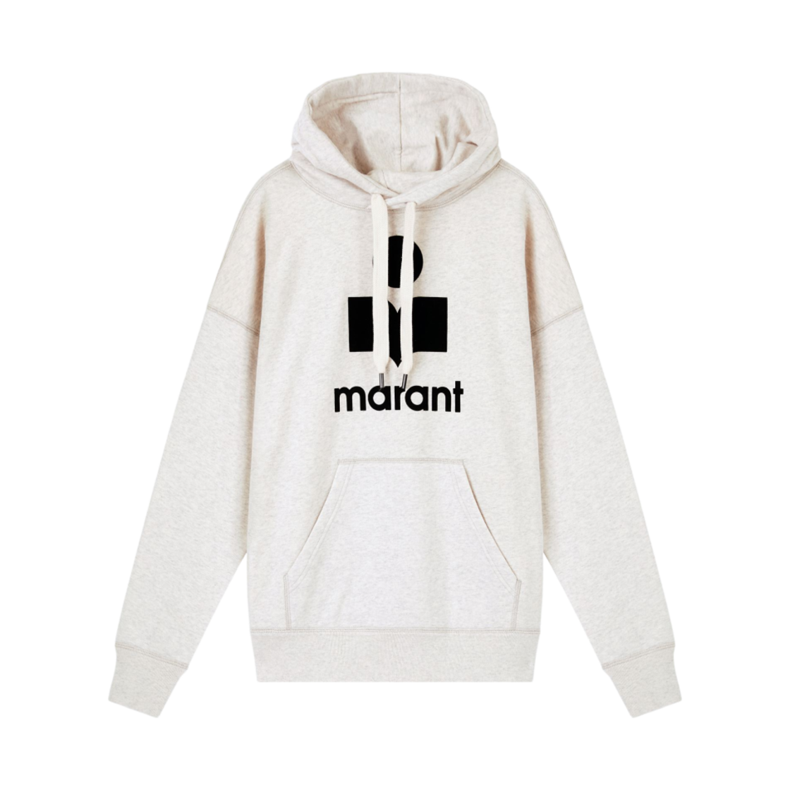 SW0001FA-A1M07E-23EC (W) Isabel Marant Mansel Oversized Hoodie Sweatshirt Ecru - 23SS