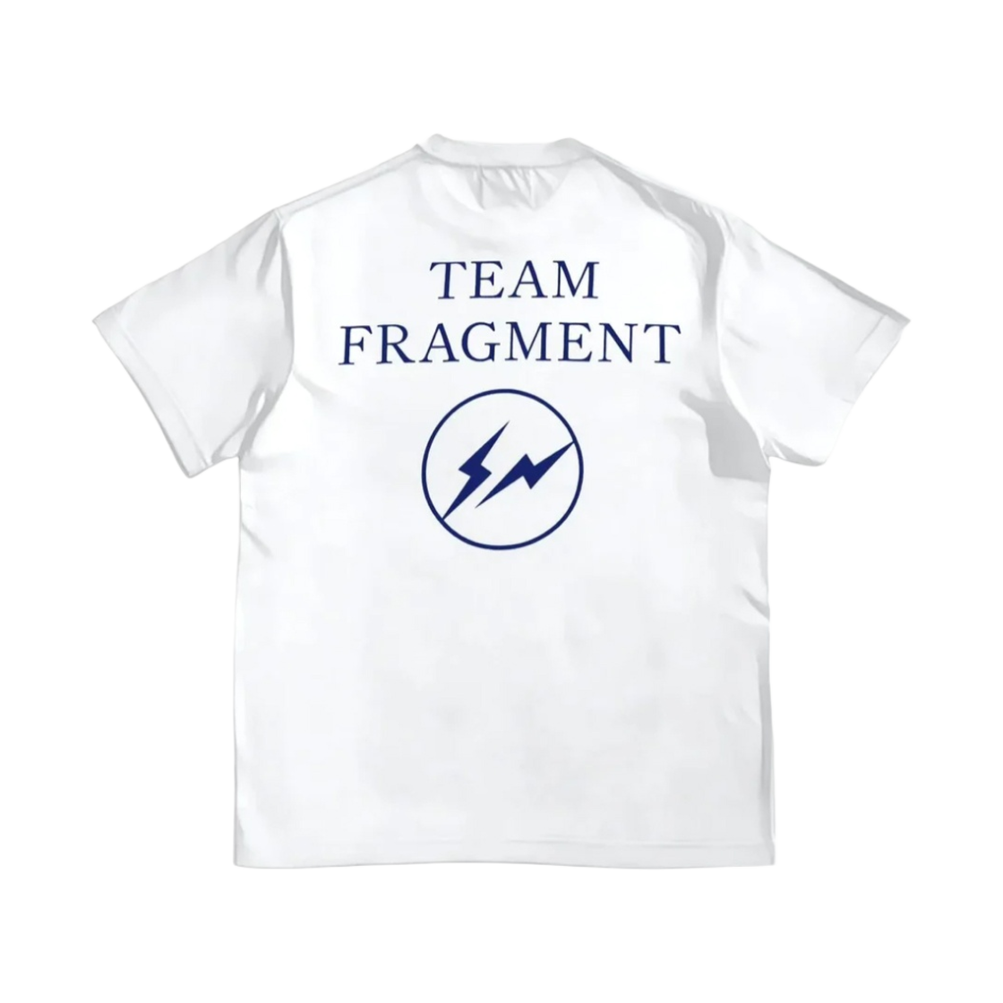 프라그먼트 포럼 팀 프라그먼트 숏슬리브 티셔츠 화이트 네이비(Fragment Forum Team Fragment S/S T-Shirt White Navy)