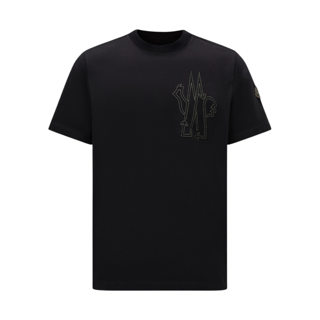 몽클레르 로고 티셔츠 블랙 - 23SS(Moncler Logo T-Shirt Black - 23SS) - 1