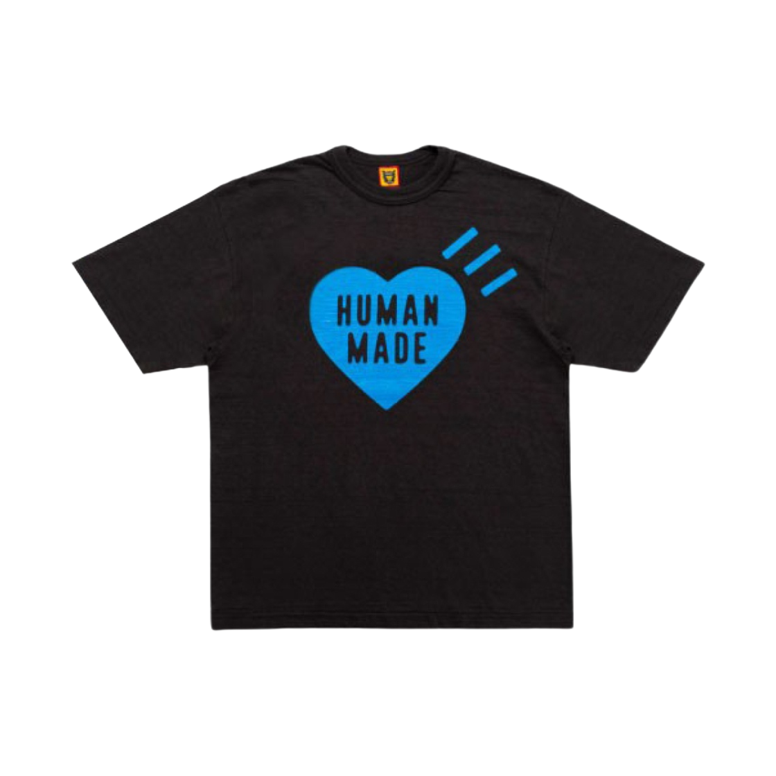 휴먼 메이드 하트 티셔츠 블랙 블루 - 오프라인 스토어 한정