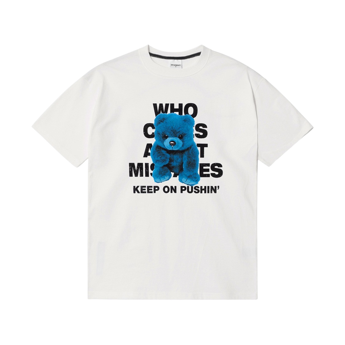 Q4MMTS001IVO QT8 GARMENTS BN Rough Bear Tee Ivory