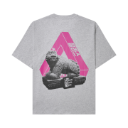 Palace Seoul 2 Seoul Tri-Ferg T-Shirt Grey Marl - 25SS